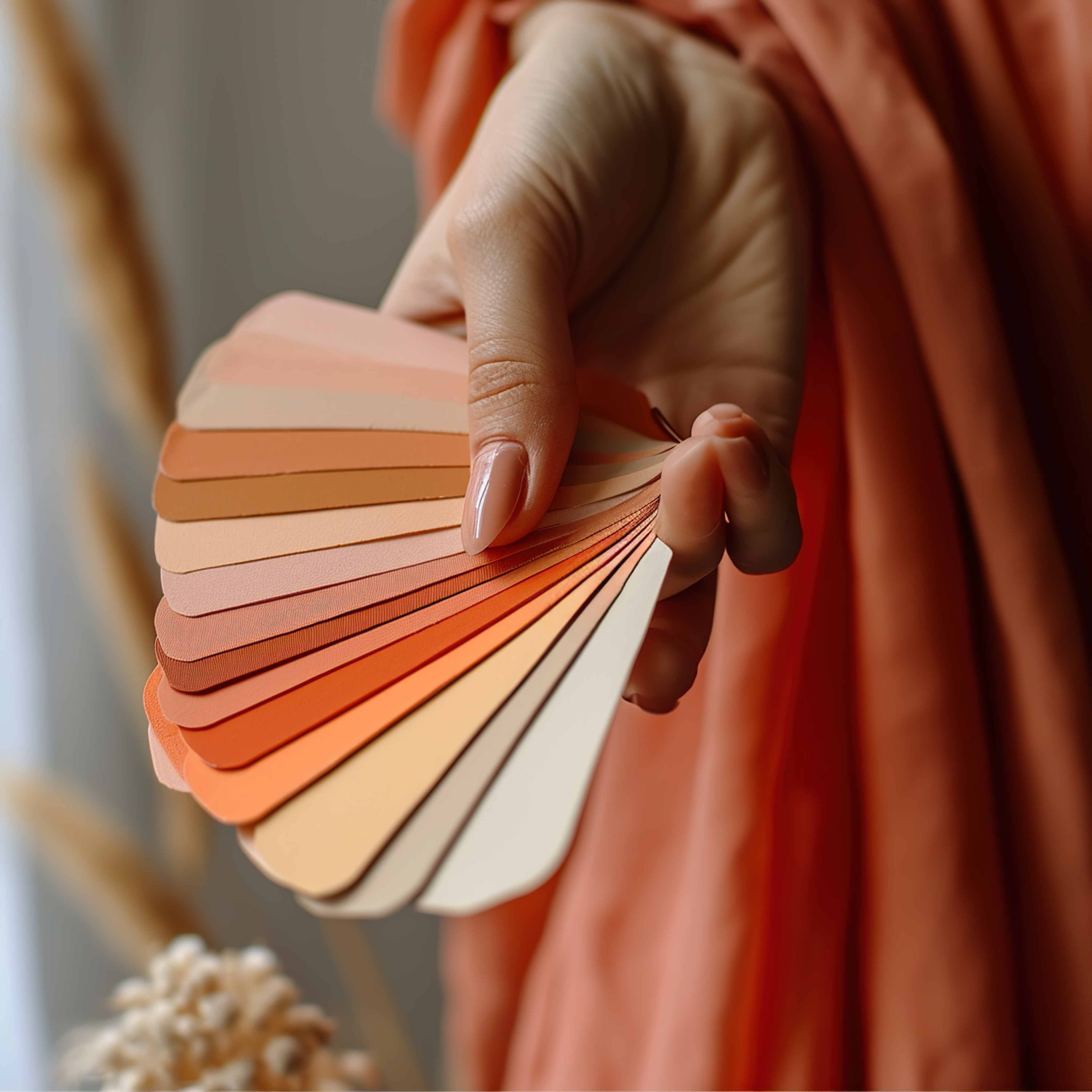 Сочетание бежевого с коралловым: энергия и тепло